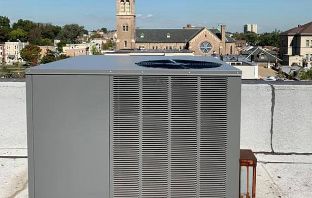 HVAC System on Rooftop