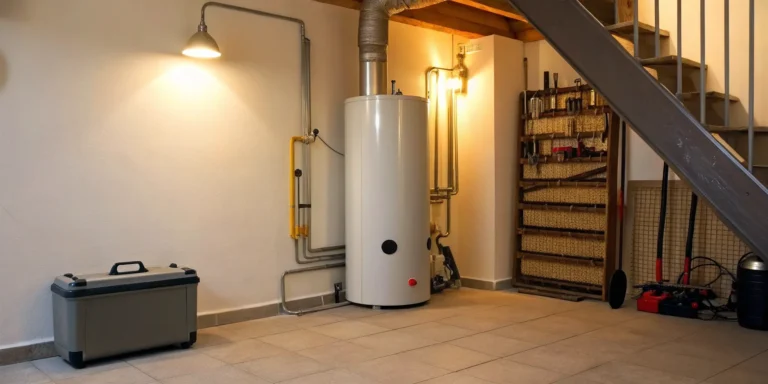 A modern boiler system, a key factor in determining the annual service cost.