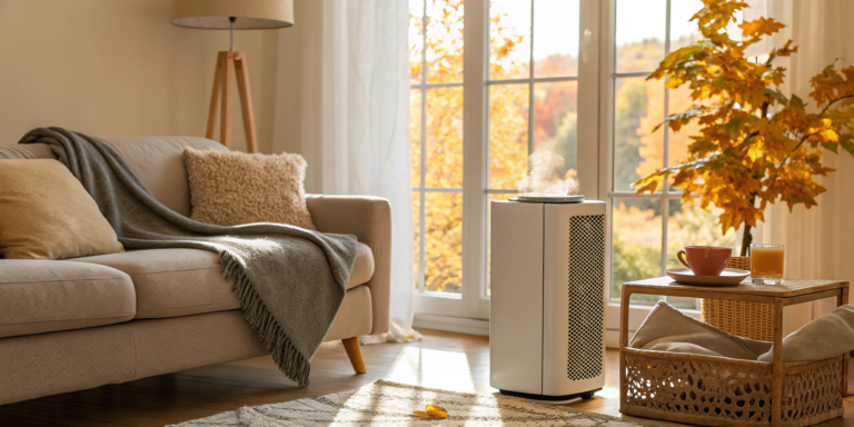 A comfortable living room, a result of knowing the best time to replace your HVAC system.