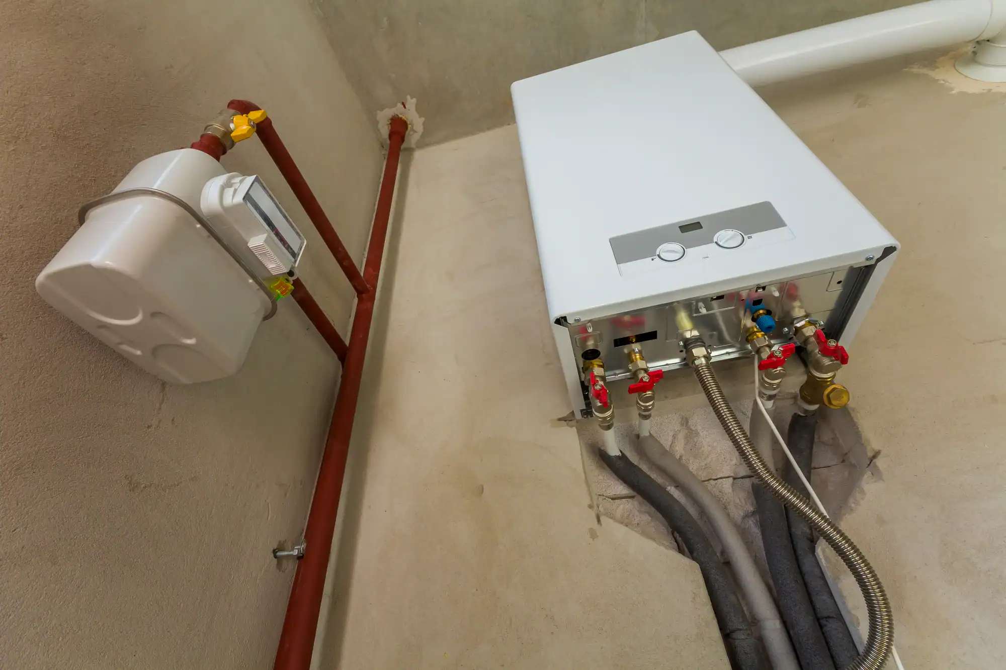 Professional boiler and piping setup by Adriatic Aire LLC for reliable home heating in Essex County, NJ